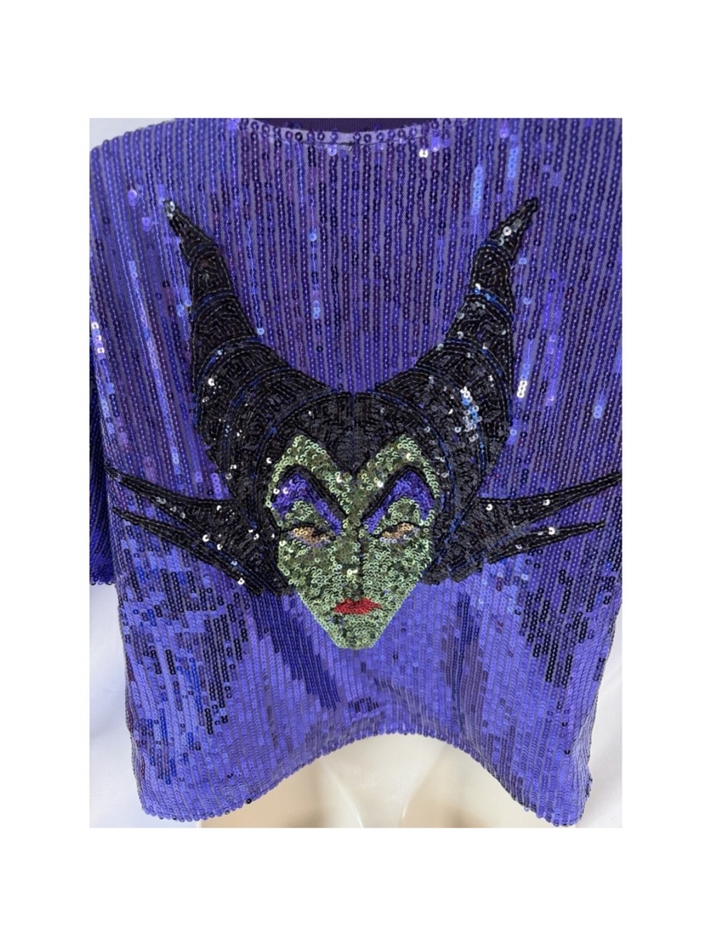Her Universe Purple Sequin Short Sleeve Jersey with Black '59' Graphic - Picture 2 of 9